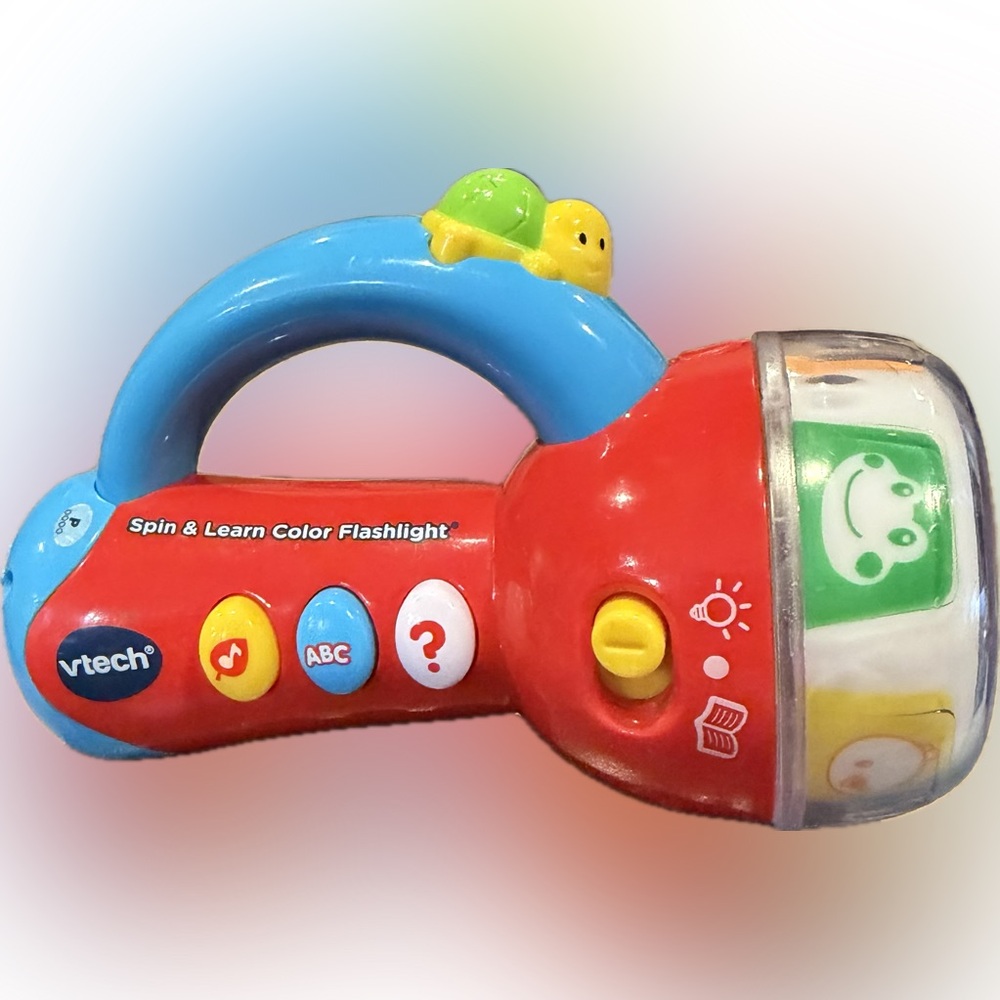 VTech Spin Learn Color Flash Light Teaches Colors, Numbers and Musical Songs